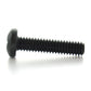 #10-24 x 3 Inch Coarse Black Zinc Steel #2 Phillips Drive Pan Head Machine Screw