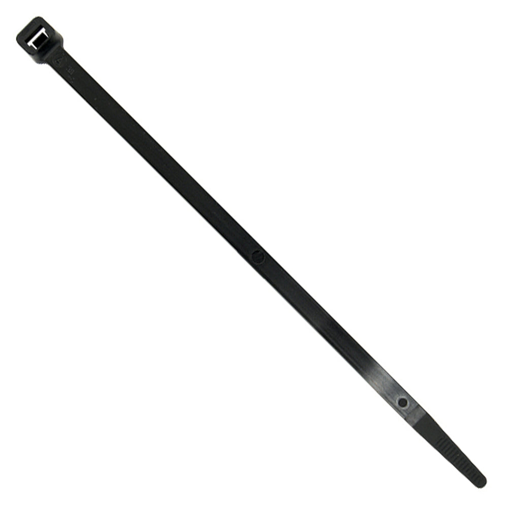 0.34 x 0.24 Inch Lashing Tie Black - 50 Per Pack