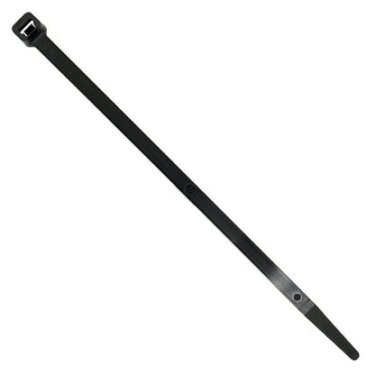 0.34 x 0.24 Inch Lashing Tie Black - 50 Per Pack