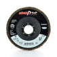 4-1/2 Inch x 7/8 Inch Premium XL Ceramic Abrasive Flap Disc-40 Grit