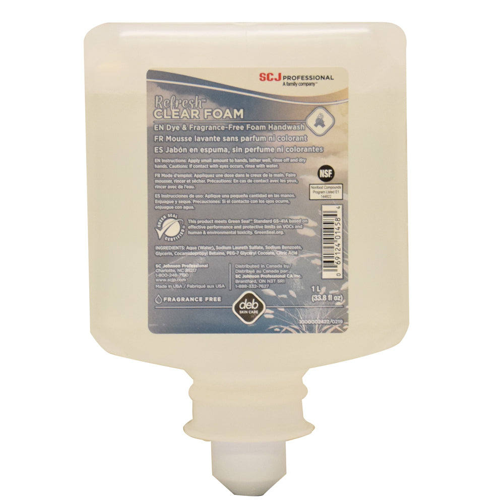 Deb Refresh Clear Foam - 4L