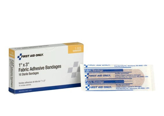 1" x 3" Fabric Adhesive Bandage