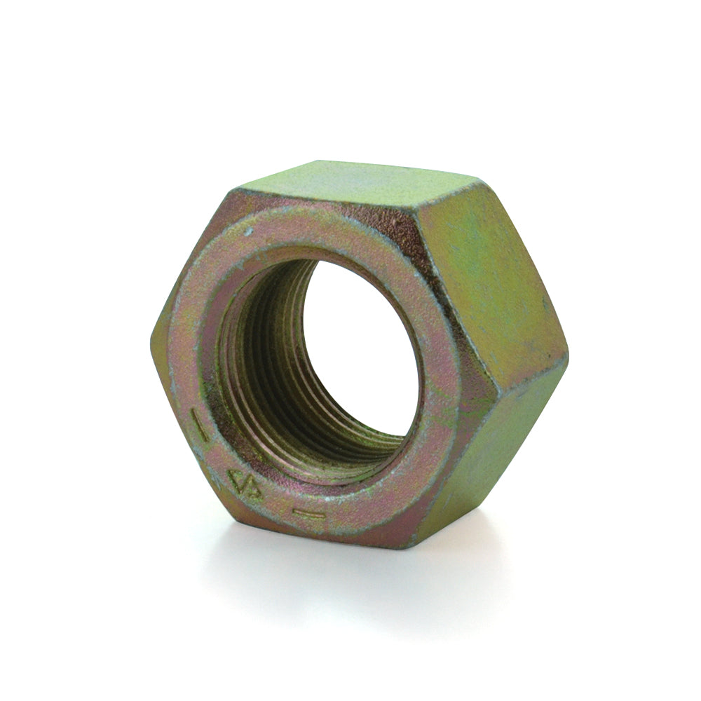 3/4-16 Finished Hex Nut Grade 8 Yellow Zinc Plated Fine