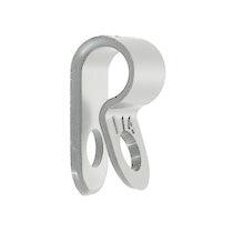 White Nylon Cable Clamp 3/16 Diameter