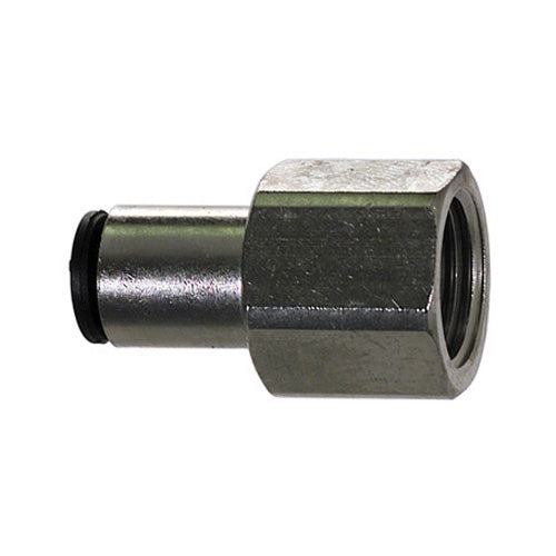 3/8 Inch X M12 Female BSPP X Compression Nickel Plated Brass Tube Female Connector