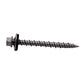 #10 x 1-1/2 Unslotted HI-Hex Washer Head Type 17 Screw w/SS Bonded Sealing Washer for Metal to Wood- Weather Coated