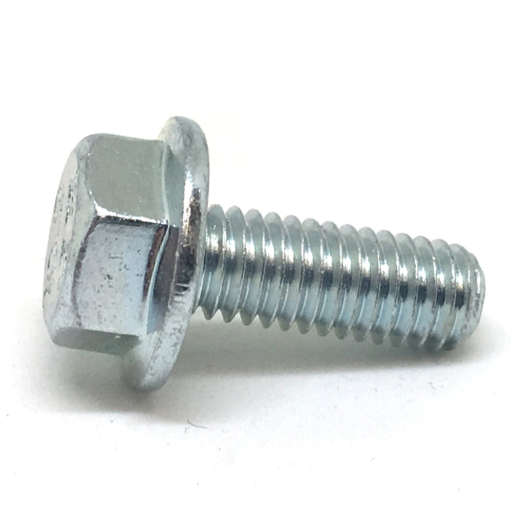M6 x 1 x 35 mm Coarse Zinc Plated Class 10.9 JIS Indented Hex Flange Bolt