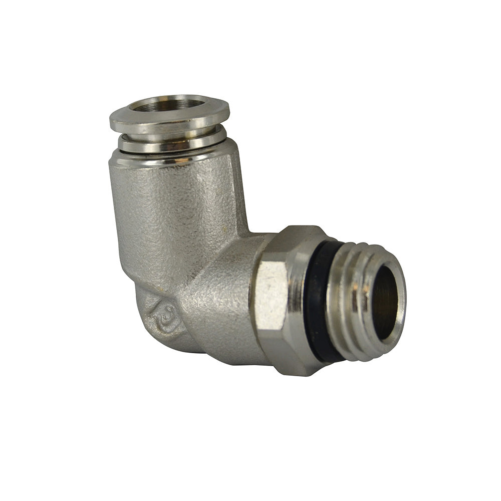 1/4 Inch Tube X 1/8 Inch Pipe Male Swivel Elbow - Universal Thread