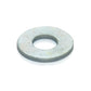 #4 Zinc Plated Grade 2 Machine Screw Flat Washer