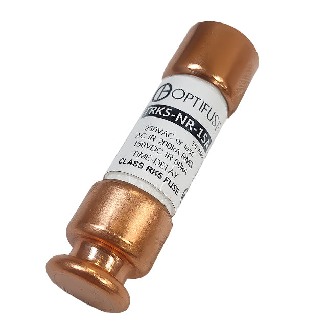 15 Amp DLN-R Type 250 Vac Dual Element Time Delay Industrial Fuse