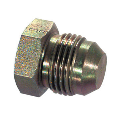 7/8 Inch 5000 Psi Zinc Plated Carbon Steel JIC 37 Degree Adapter - Plug