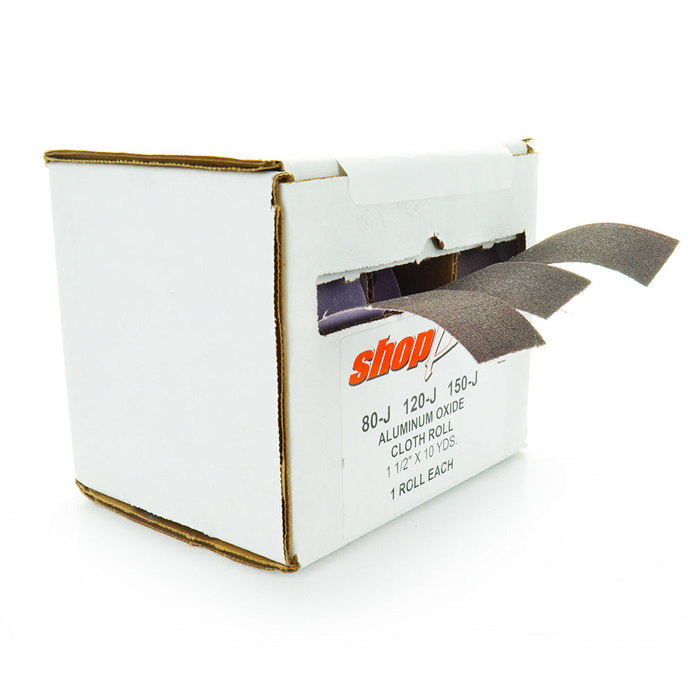 1-1/2 Inch X 10 Yd 120 Grit Abrasive Roll