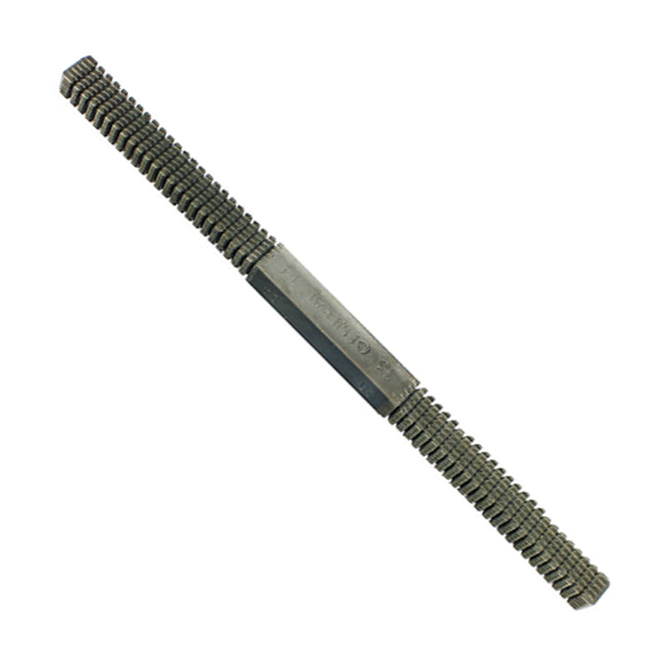 7/16 Inch X 8-1/2 Inch Black Oxide Steel #1 Thread Repair File