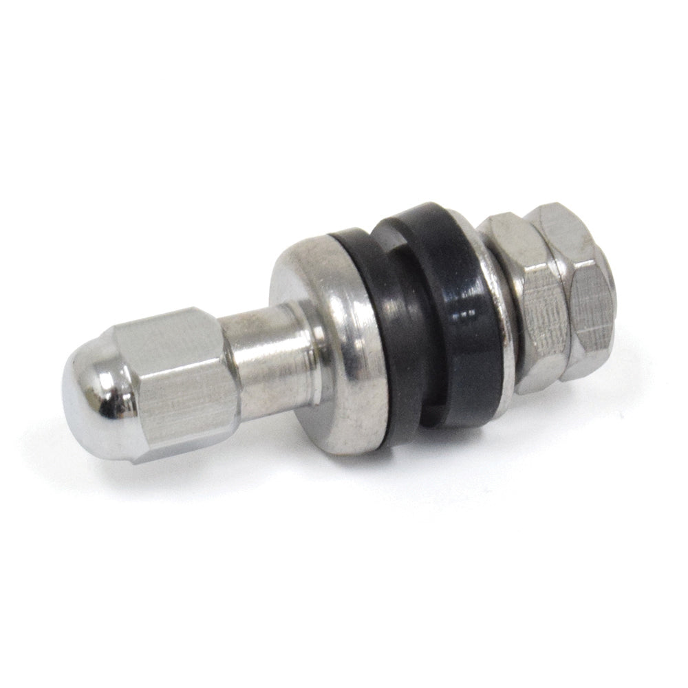 0.453 x 1-1/4" Enkei Style High Performance Chrome Tire Valve
