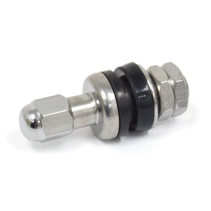 0.453 x 1-1/4" Enkei Style High Performance Chrome Tire Valve