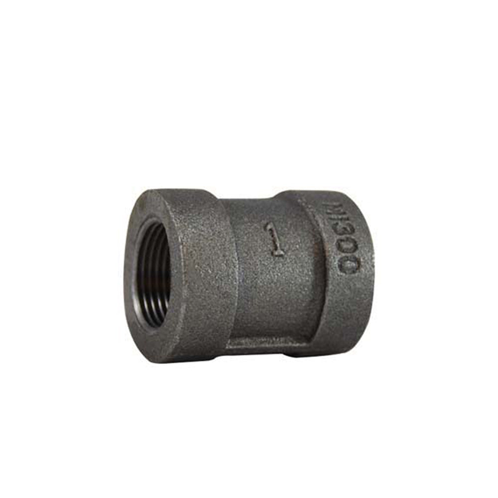 1/4 Inch Sch 80 Threaded Black Malleable Iron Pipe Coupling