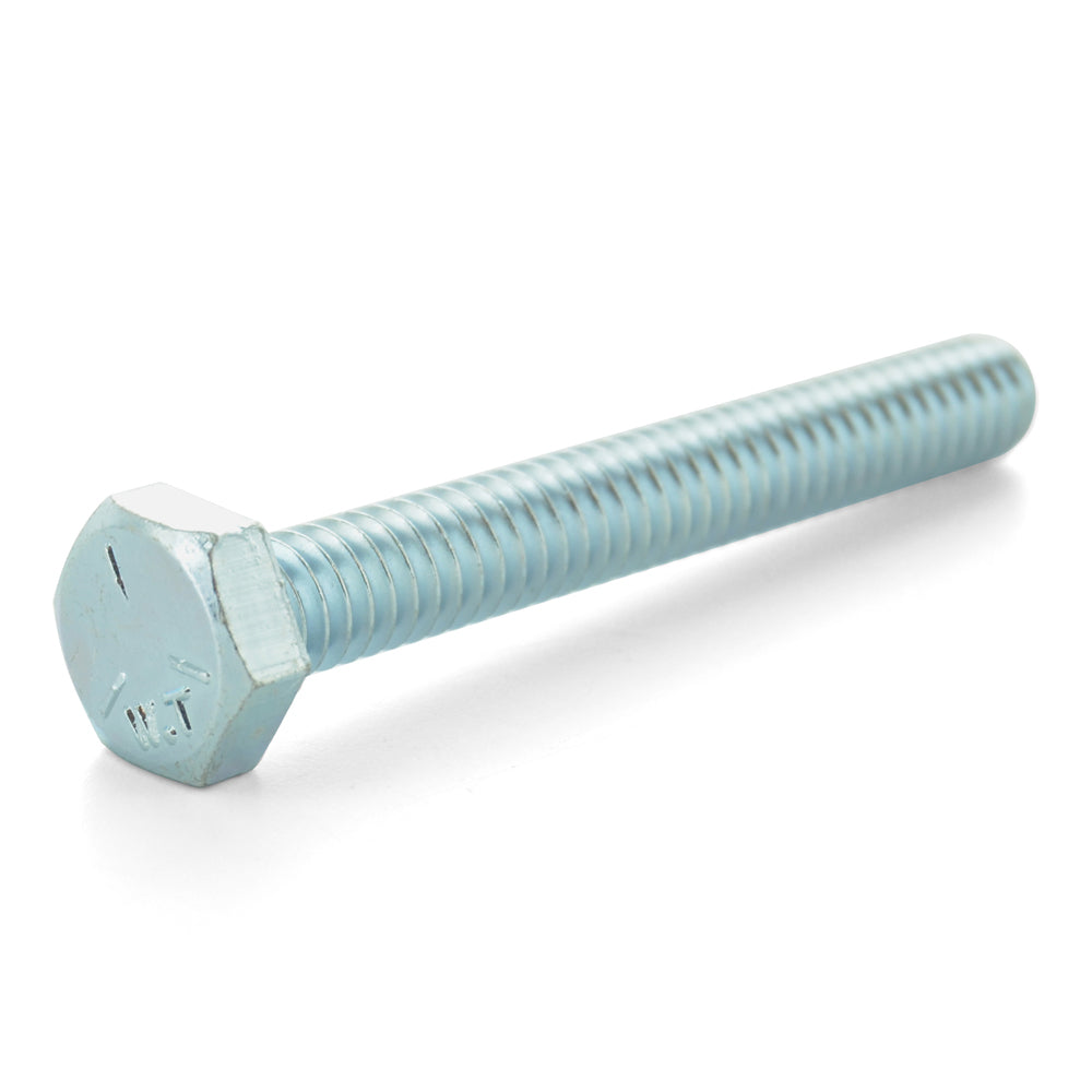 3/8"-16 x 6" Hex Head Tap Bolt Fully Threaded Grade 5 Zinc Plated Coarse