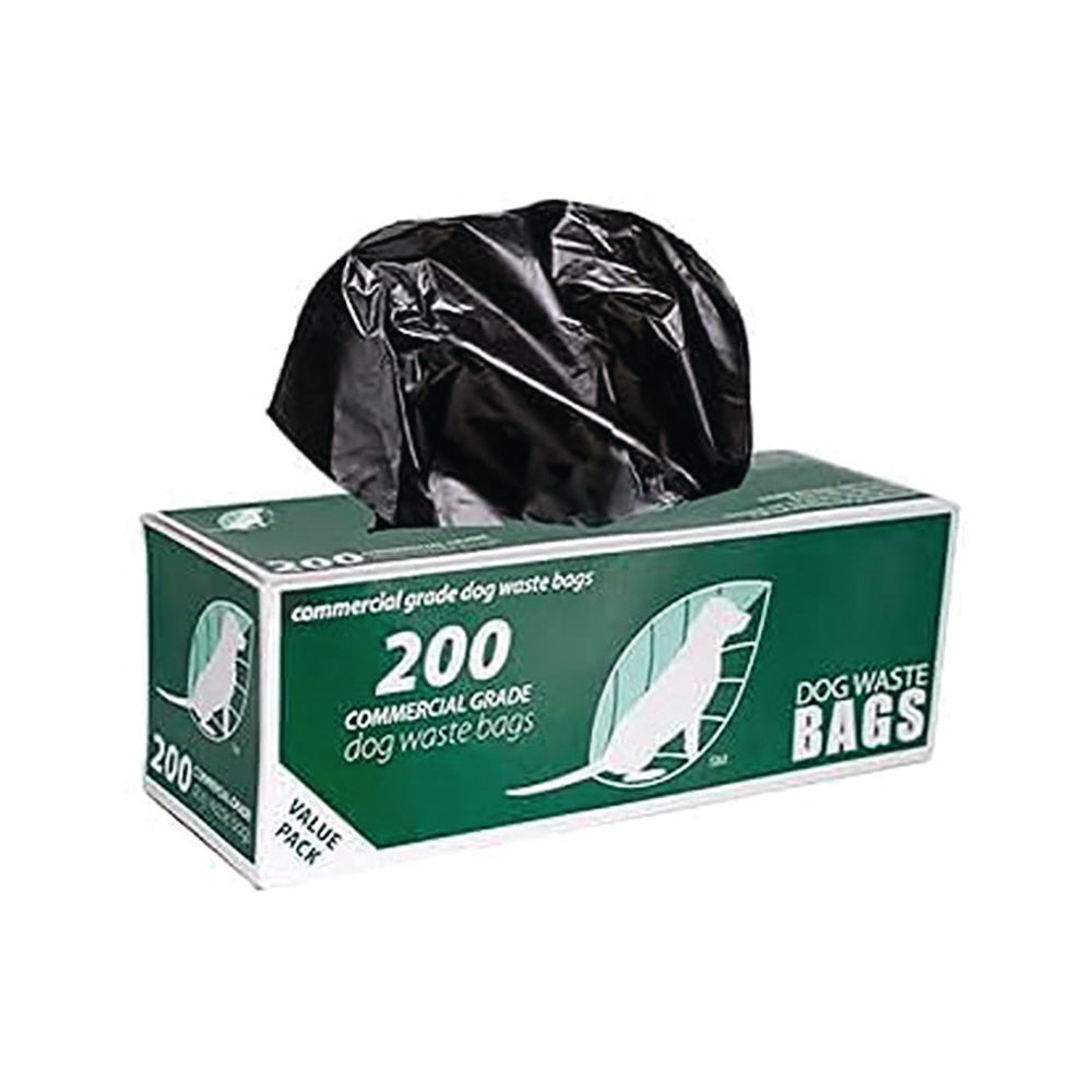 Heavy Duty Black Dog Waste Bags 8"X13"6000 Bags (30 Boxes Of 200 Bags)
