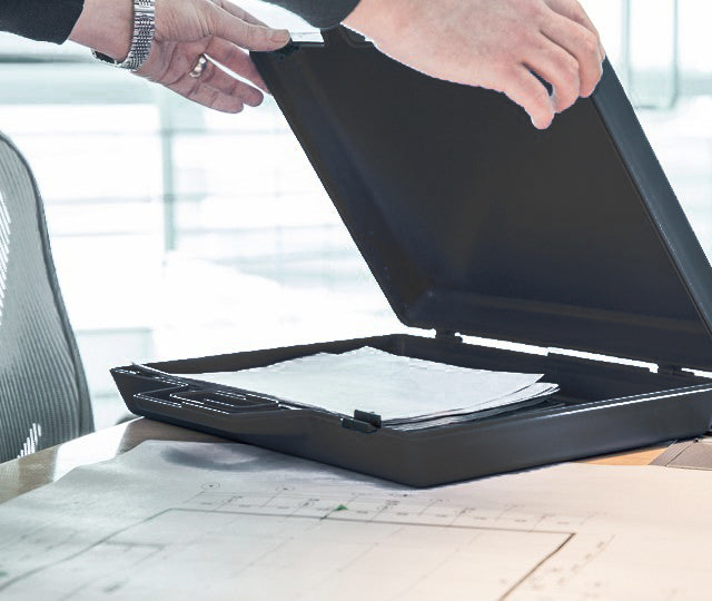 15.32 Inch X 13.50 Inch X 5.51 Inch Black Polypropylene Light And Medium Duty Max Utility Case