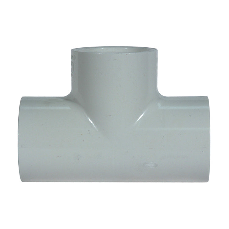 3/4 Inch Socket x Fipt Sch 40 White Pvc Tee
