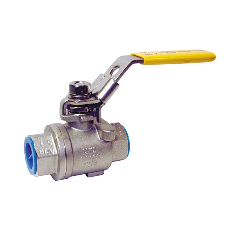 1-1/4 Inch NPT 1000 Psi Wog 316 Stainless Steel 2-Piece Body Ball Valve