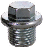 5/8-18 x 9/16 Inch Bright Zinc Plated Steel Oil Drain Plug