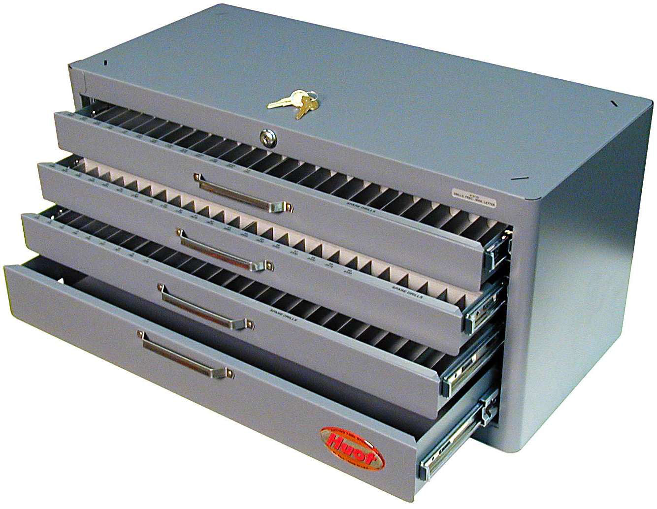 Master Drill Cabinet For 1/8 Inch To 1 Inch X 64Ths Drills