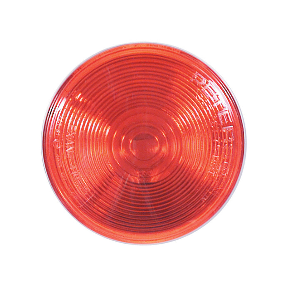 4 Inch Round Sealed Tail Brake Light Red