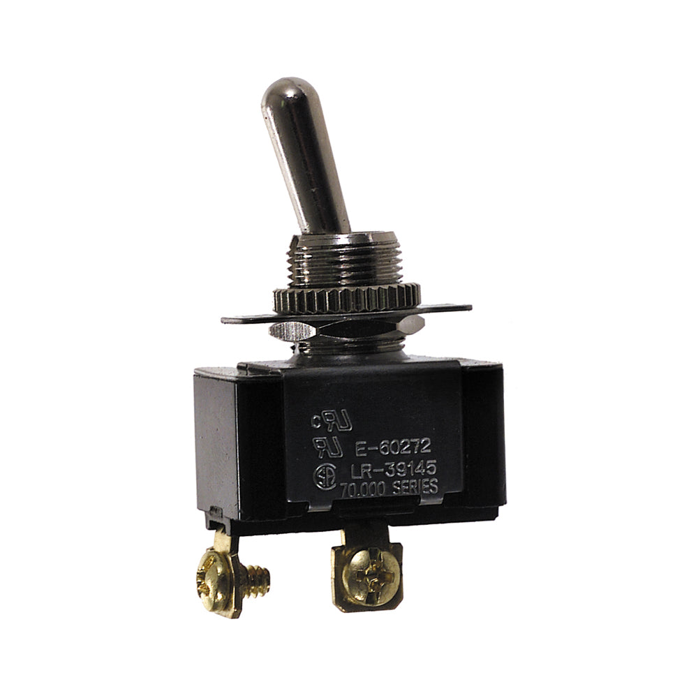 12 Volt Dc 20 Amp 2-Positions SPST On/Off 2-Screws Terminal Heavy Duty Toggle Switch