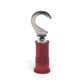22-18 Gauge Nylon Insulated Hook Terminal Red #10 Stud