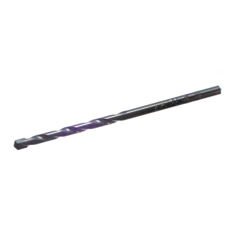 3/8 Inch X 4-1/2 Inch Tungsten Carbide Tip With Copper Brazed Roto Percussion Straight Shank Bit