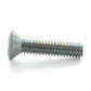 #10-24 x 1-1/4 Inch Coarse Zinc Plated Steel #2 Phillips Drive Oval Countersunk Head Machine Screw