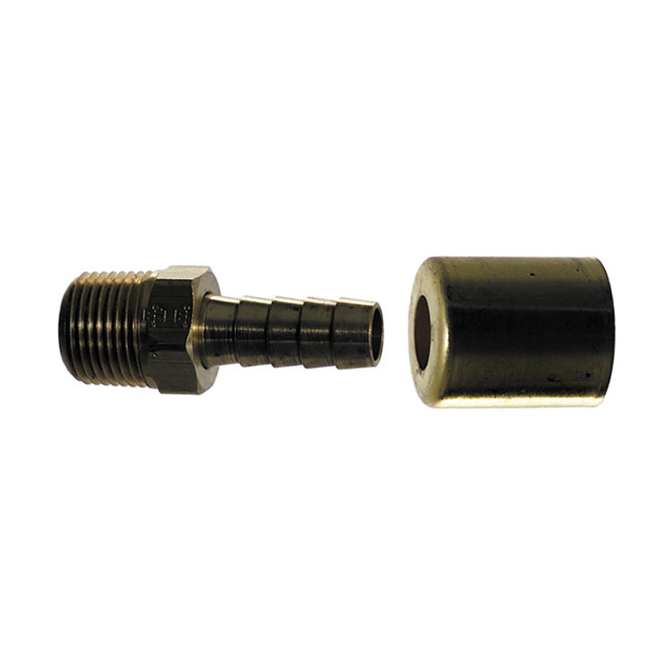 3/8 Inch X 3/8 Inch Male Pipe Rigid NPTF CA360 Brass 338 P Series Weatherhead