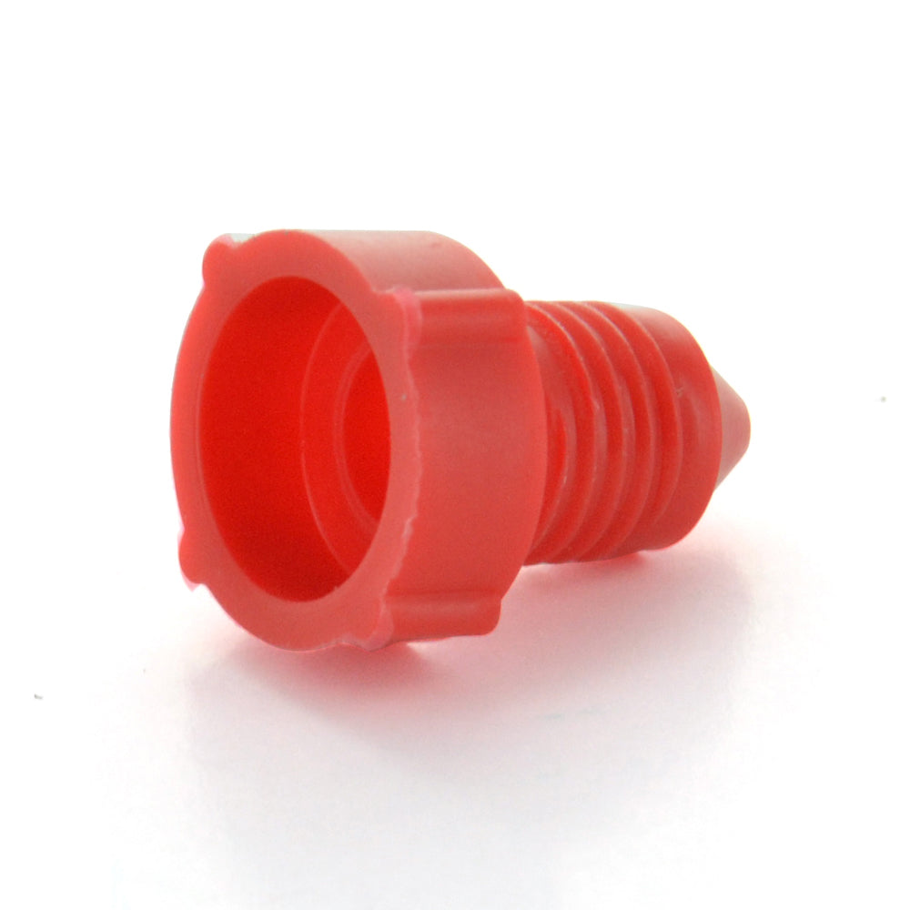 Pd140 Threaded Red Polyethylene Caplug