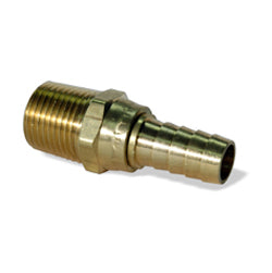 1/2 Inch X 1/2 Inch MPT X Barb Hose CA360-Ca345 Brass Swivel Connector