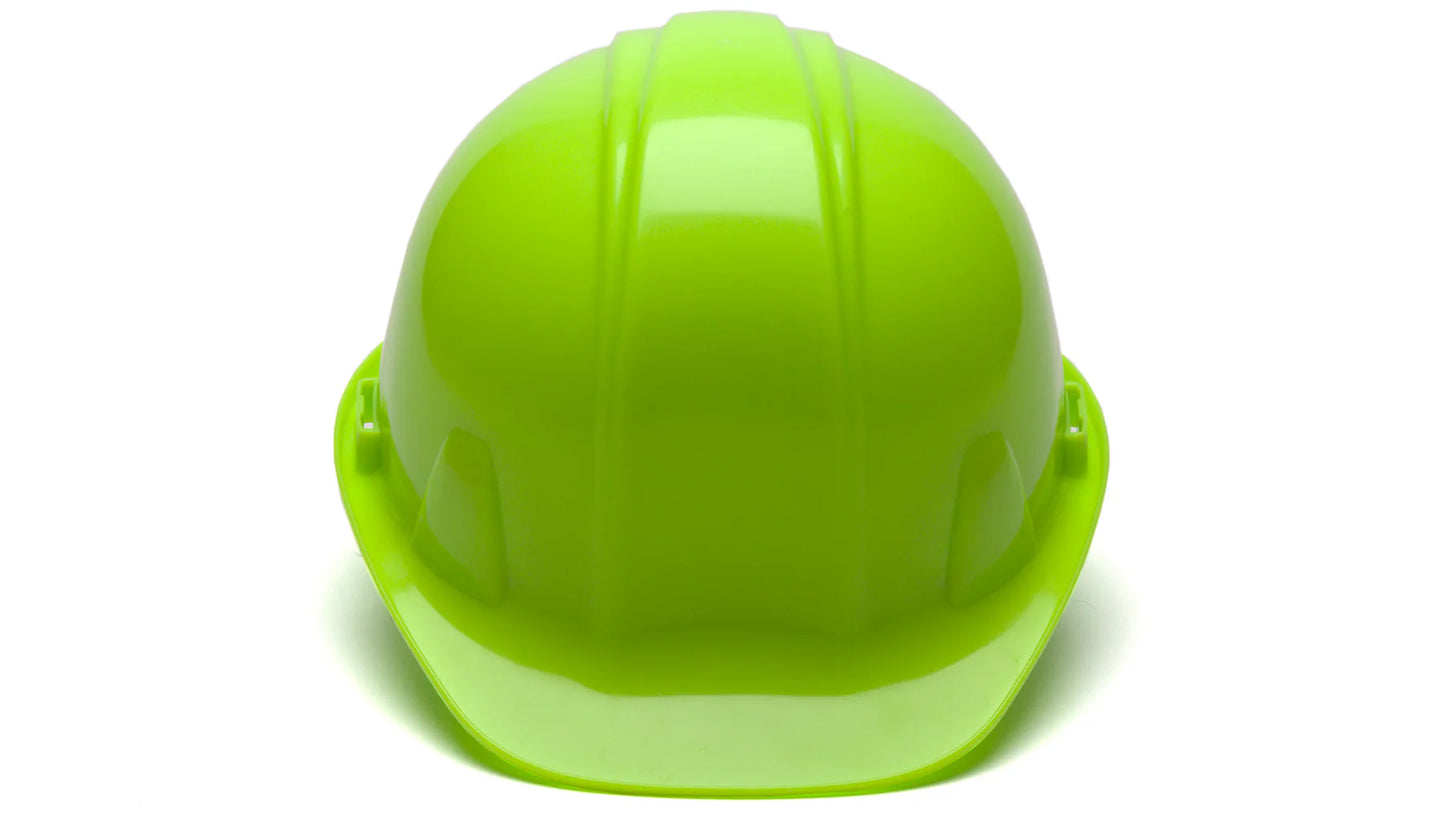 Pyramex Hard Hat Cap Style High Visibility Lime