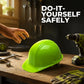 Pyramex Hard Hat Cap Style High Visibility Lime