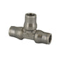 M8 Compression Nickel Plated Fda Chemical Brass Tube Union Tee