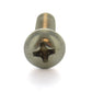 #10-32 x 5/8 Inch Fine Plain 18-8 (A2) Stainless Steel #2 Phillips Drive Round Head Machine Screw