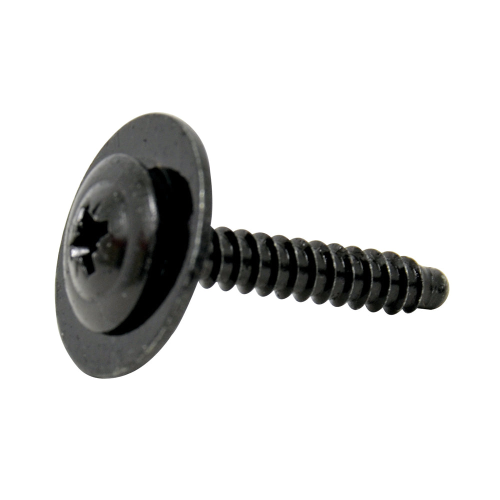 M4.2-1.41 x 25Mm Pozi-Drive Round Head Sems Tapping Screw Black Zinc