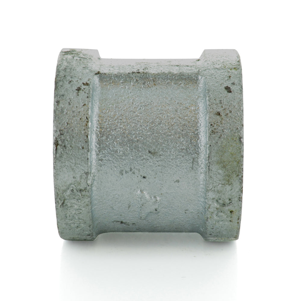 1/4" Schedule 40  Female NPT Galvanized Welded Malleable Iron Pipe Coupling USA