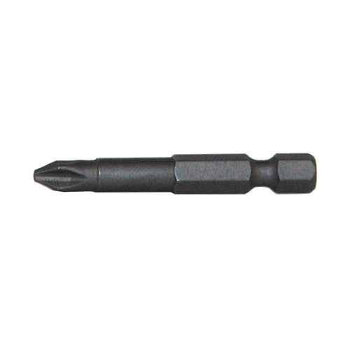 Phillips� Drive 1/4 Inch Hex Shank #2 Tip 2 Inch Length Gunmetal Gray Steel Acr Power Bit
