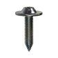 M6 x 1 x 25 mm Coarse Bright Zinc Steel Starter Point Torx Pan Washer Head Body Bolt
