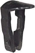 3/8" Ford Fuel Line Clip Black Plastic