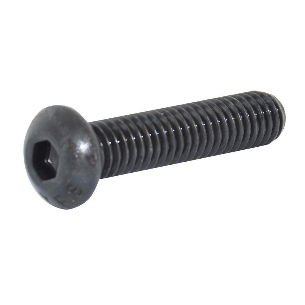 5/16-18 x 1-1/2 Inch Coarse Black Oxide Medium Carbon Steel Button Head Socket Cap Screw
