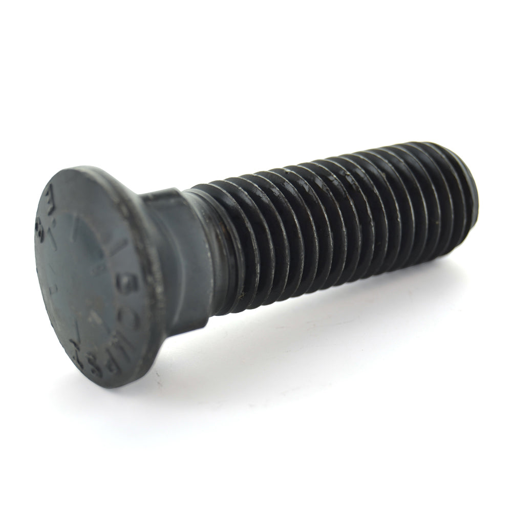 5/8-11 x 2-1/2 Inch Coarse Plain Grade 8 Dome Head Plow Bolt