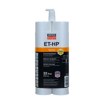 Simpson Strong-Tie Et-Hp® Epoxy Adhesive - 22 Oz