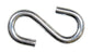 1/4 Inch X 3-1/8 Inch Zinc Plated S Hook