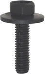 M5 x 0.8 x 20 mm Coarse Black Class 9.8 Indented Hex Head Body Bolt With Free Spinning Washer