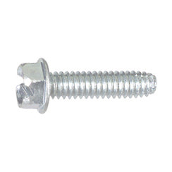 M8 x 1.25 x 30 mm Coarse Zinc Plated Steel Din 7513A Hex Washer Head Thread Cutting Screw